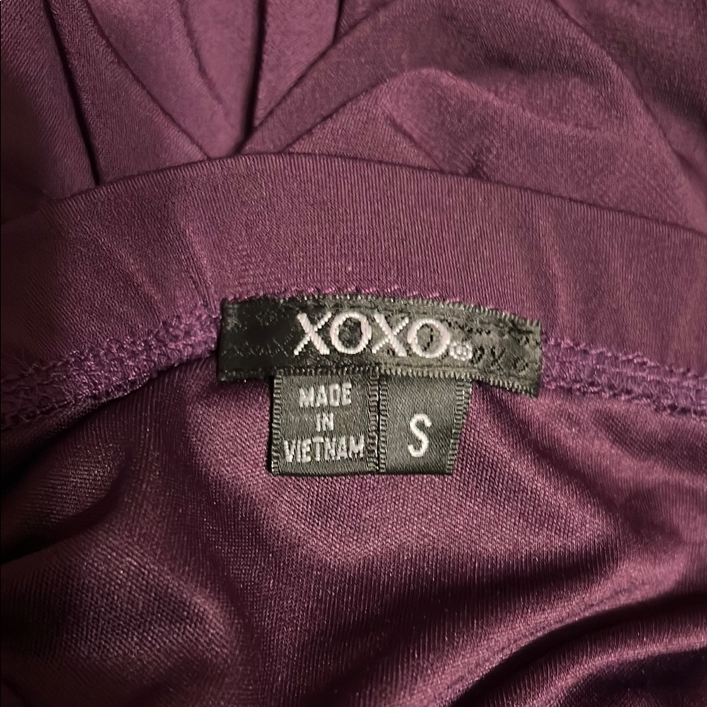 XOXO Purple Sweetheart Bodycon Mini Dress - Picture 4 of 4